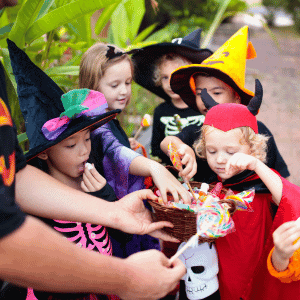 Top 3 Halloween Pet Safety Tips for Durham Families - kids trick-or-treating in Durham, NC